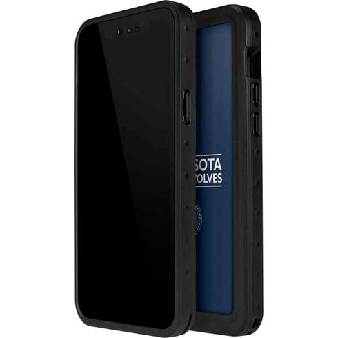 NBA Minnesota Timberwolves Standard - Navy Blue iPhone 15 Pro Waterproof Case